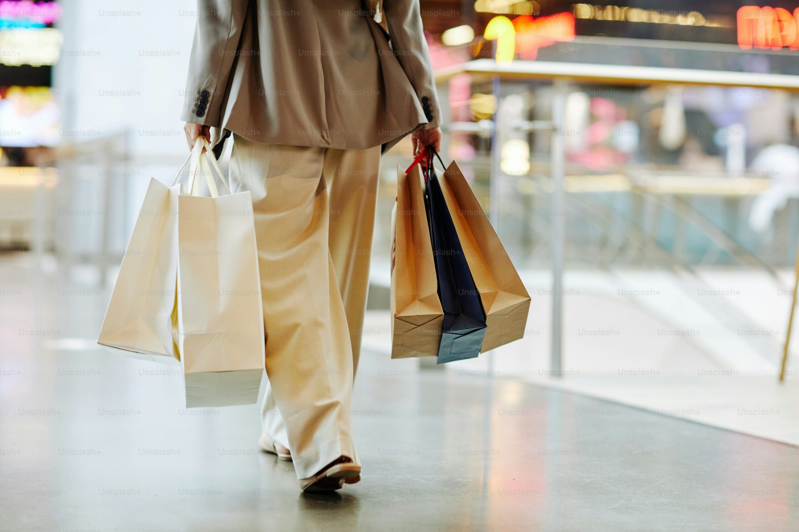 Shopping bags full of deals and cashback